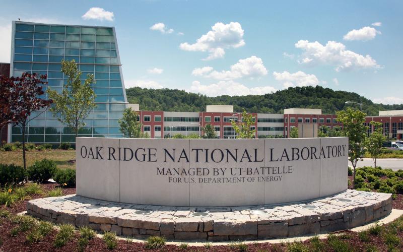 Oak Ridge National Laboratory sign